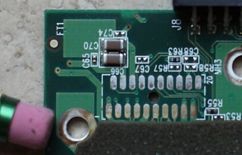 Drive connector after cleaning