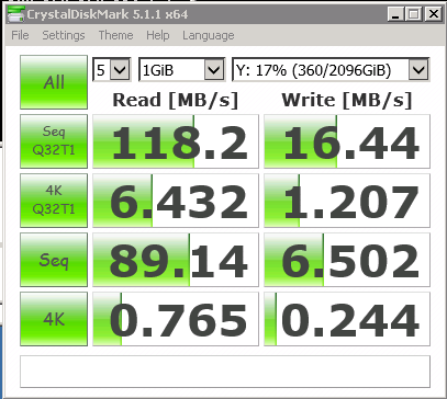 Disk Speed Without Write Cache