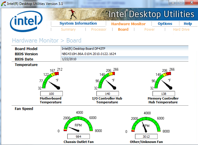 Intel Desktop Utilities - with extra fan