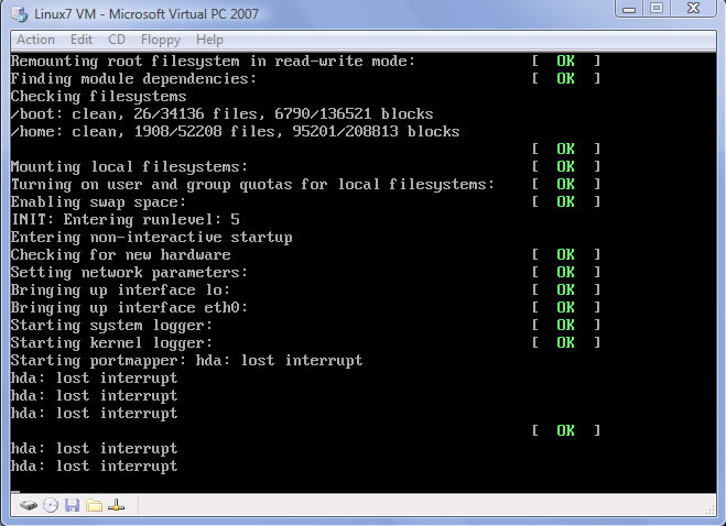 Linux hda: lost interrupt messages