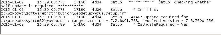 Windows Update Broken - Log File